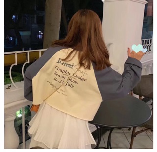 Áo crop top len final druf