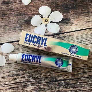 Kem đánh trắng răng Eucryl Anh 62g