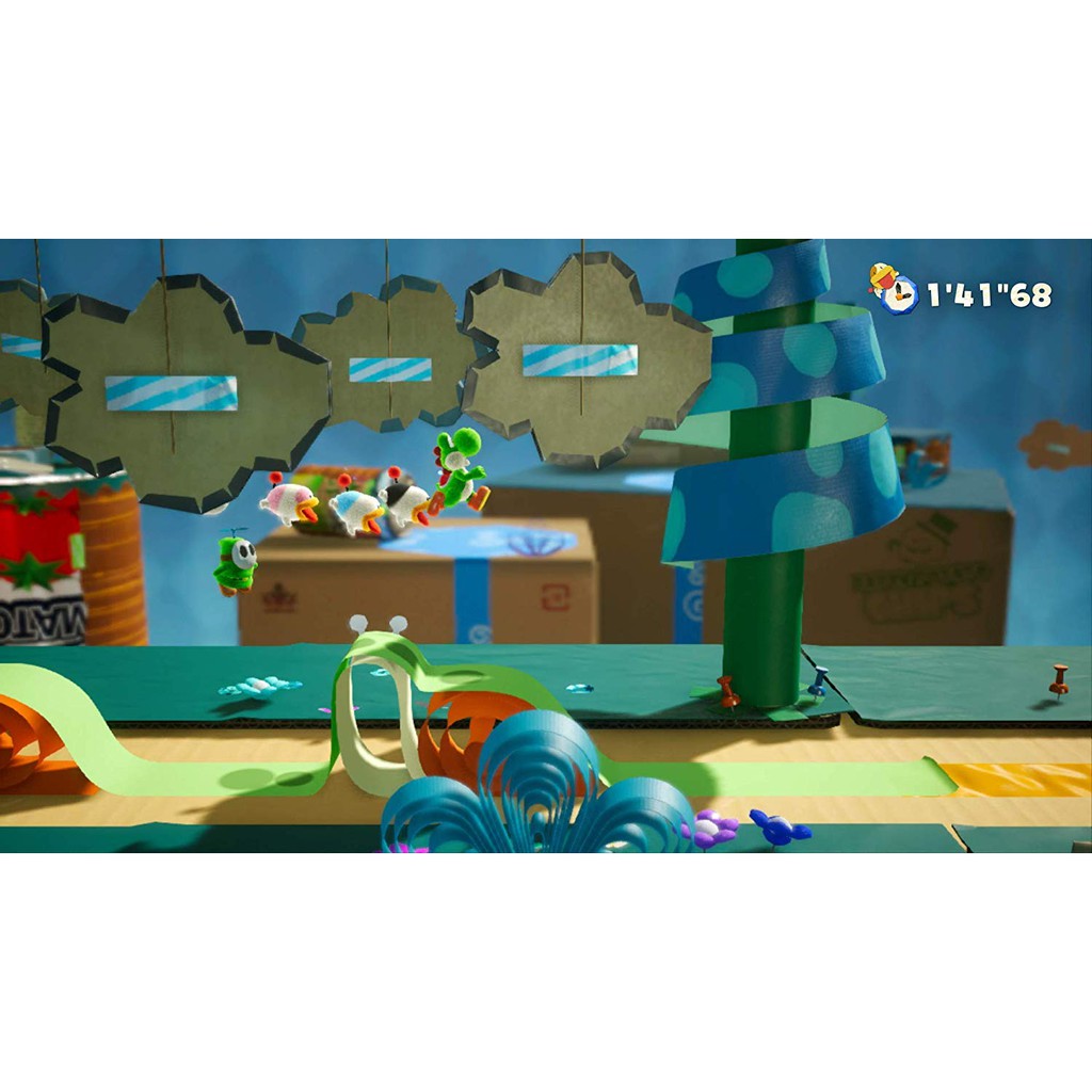 [Mã 159ELSALE hoàn 7% đơn 300K] Băng Game Nintendo Switch Yoshi's Crafted World - Nguyên Seal Hệ US