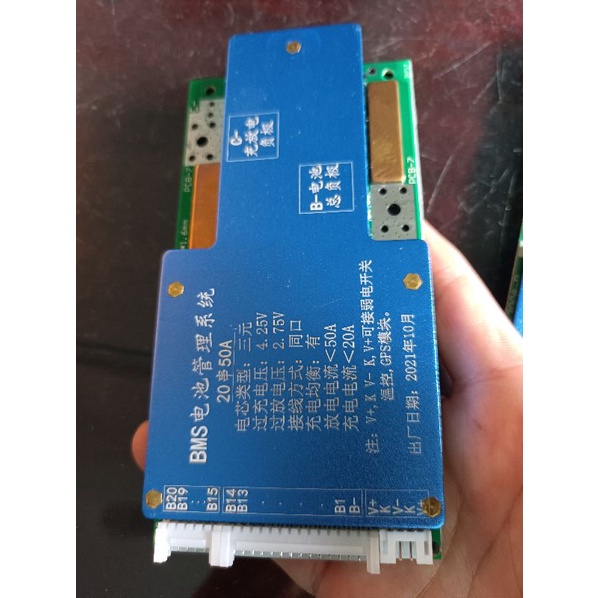 sạc cân bằng Bms 50a 12V 4line  45a 48v 16 line cho pin sắt 3.2v