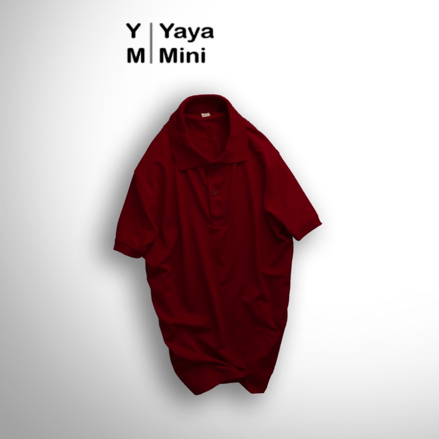 Áo Polo Nam Cao Cấp Màu Đỏ Đô YayaMini Vải Poly Unisex 13 Màu Co Giãn 4 Chiều [Hỗ Trợ Đổi Trả Miễn Phí]