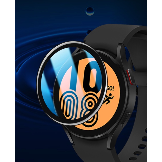 Miếng dán bảo vệ màn hình cong 3D chống trầy xước cho đồng hồ thông minh Samsung Galaxy Watch 4