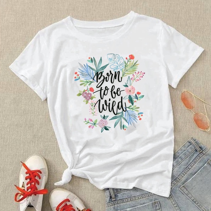 Áo thun xuất phông cotton chính hãng Halan hoa Venus