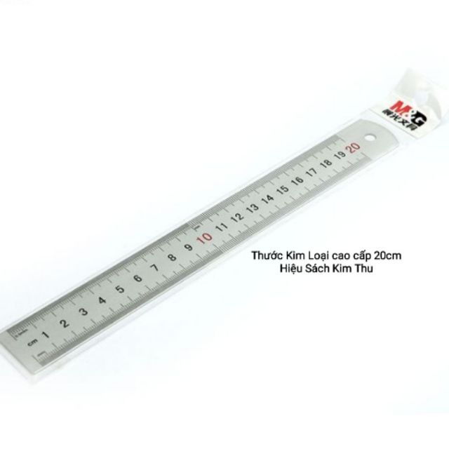Thước kim Loại cao cấp 20cm
