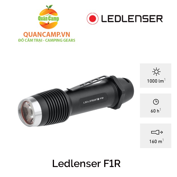 Đèn pin cầm tay Ledlenser F1R 1000 lumens - Bảo hành chính hãng 7 năm