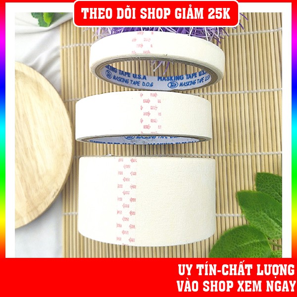 Combo 4 cuộn băng keo giấy 1.2cm hoặc 2 cuộn 2.3cm hoặc 1 cuộn 4.6 cm ( Chọn phân loại ) ✔️FREESHIP  🚛 - Phát Huy Hoàng