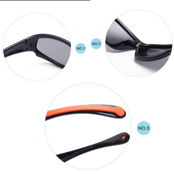 Kính mát bé trai chơi thể thao, kính cho bé chống tia uv mẫu hot 2022