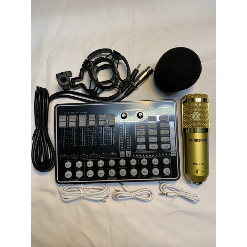 Combo thu âm livestream H9 Auto Turn và Mic Bm900 chuyên nghiệp