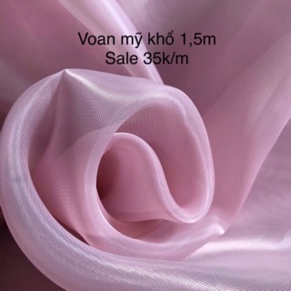 Set vải voan mỹ 35k/m