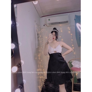 SET ĐẦM DÂY PHỐI KHOÁC VEST [BIGSIZE 60-90KG ]