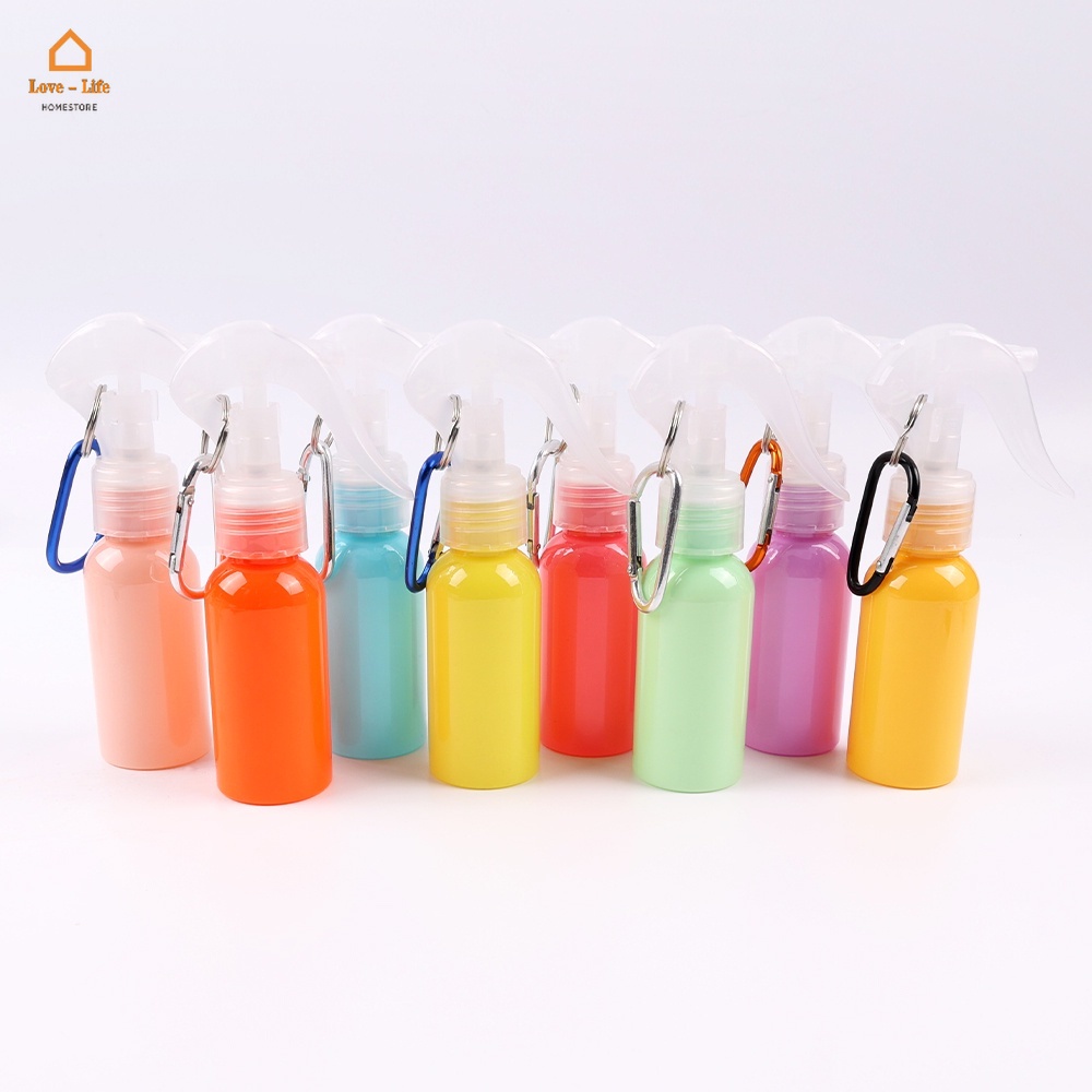 Chai xịt mini 60ML màu sắc ngẫu nhiên có móc khóa tiện dụng chất lượng cao