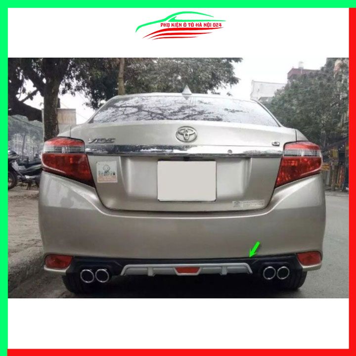 Lippo, líp chia pô ô tô Vios 2014-2018 Mẫu 4 Pô Tròn chuẩn form xe thể thao