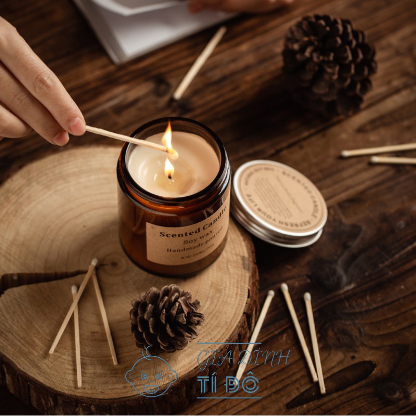 Nến Thơm Tinh Dầu Cao Cấp Không Khói An Toàn Candle Cup