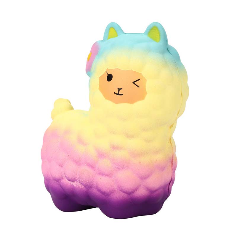 Đồ Chơi Squishy Hình Con Cừu Màu Galaxy