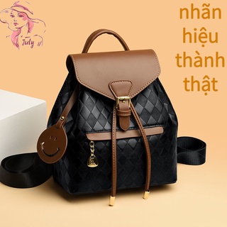 Thương hiệu Chính hãng Ba lô Da mềm Mới Ba lô Thời trang của Phụ nữ Ba lô Thời trang Đa năng Cao cấp Ba lô Kết cấu Cao cấp Logo Kangaroo