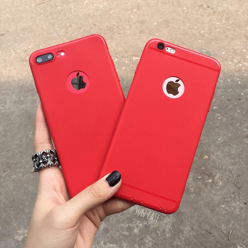 Ốp Lưng Silicon dẻo OU case cho iPhone 6/6s (Đỏ)