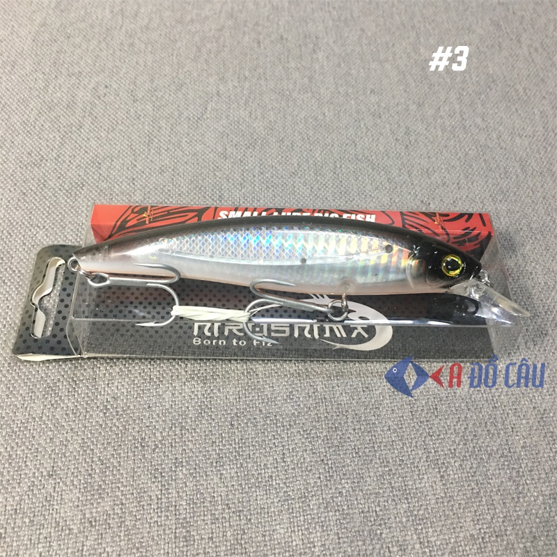 Mồi giả Samurai Hirushima câu gành biển, cá Nhồng, Hồng, Mú chạy cá Thu