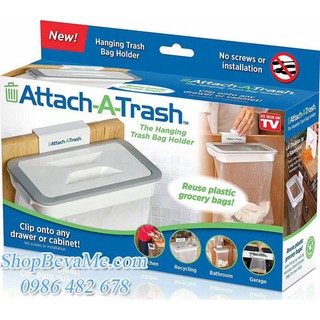 Móc kẹp túi rác gài cánh tủ