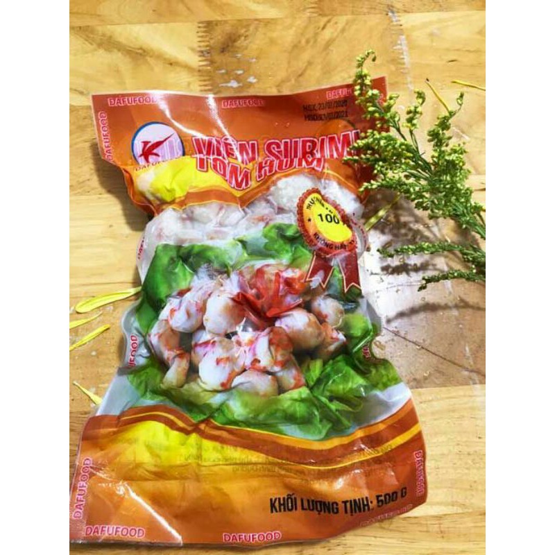 Tôm Hùm Viên Surimi Đạt Phương gói 500gr [ 30 viên ]