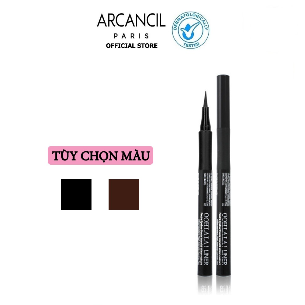 [Mã FMCGM50 - 8% đơn 250K] Bút kẻ mắt Arcancil Oohlala Liner Water-resistant High Intensity Eyeliner Pen 1ml