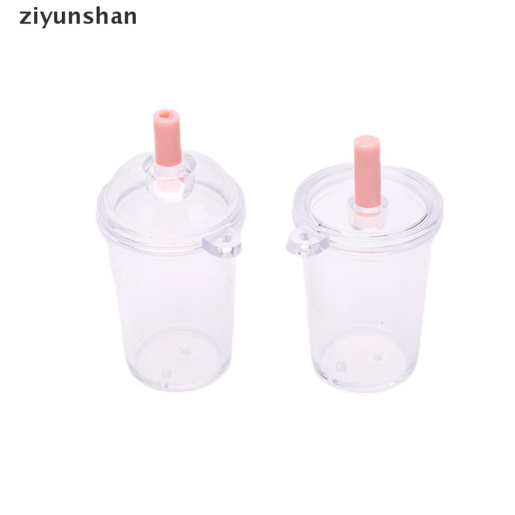 ziyun 5x Frappuccino Cup Coffee Cup Dollhouse Miniature Simulation Plastic Cake cup .