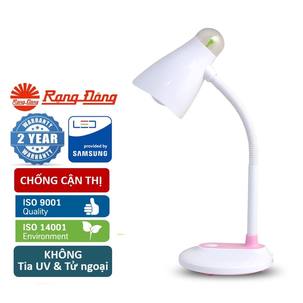 Đèn Học - Đèn Làm Việc Chống Cận Chống Mỏi Mắt - Rạng Đông Hàng Chính Hãng - Tuổi Thọ Cực Cao Lên đến 25000 giờ