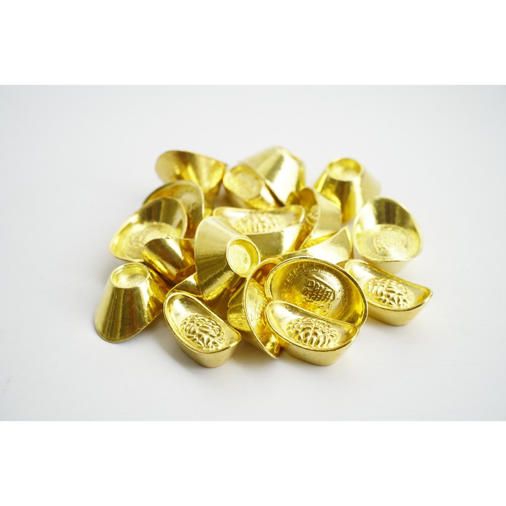 Thỏi vàng Thần Tài đồng mạ vàng tài lộc giàu có | BigBuy360 - bigbuy360.vn