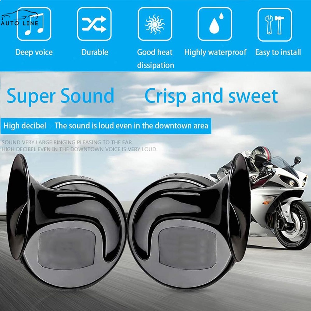 Bộ 2 Còi Xe Hơi Siêu Nhẹ Chống Thấm Nước SHOPCYC2673
