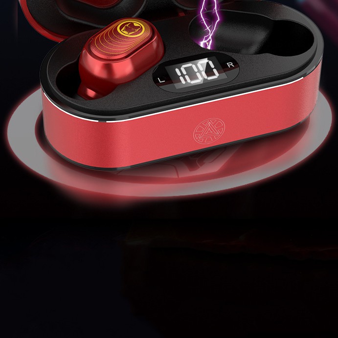 Tai nghe kết nối bluetooth 5.0 TWS phong cách nhân vật Marvel Avengers chống nước IPX7 BẢO HÀNH 3 THÁNG 1 ĐỔI 1 | BigBuy360 - bigbuy360.vn