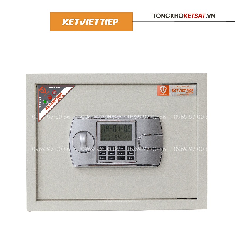 Két Sắt Mini Thông Minh Điện Tử Két Khách Sạn Việt Tiệp KS206-DT Hàng Chính Hãng (Miễn Phí Giao Hàng Toàn Quốc)