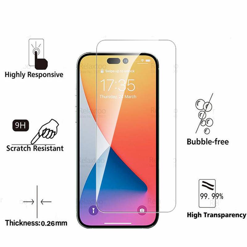 Kính Cường Lực HD Bảo Vệ Màn Hình Cho Iphone 14 13 12 Pro Max 14 Plus 14Pro 13pro 12pro