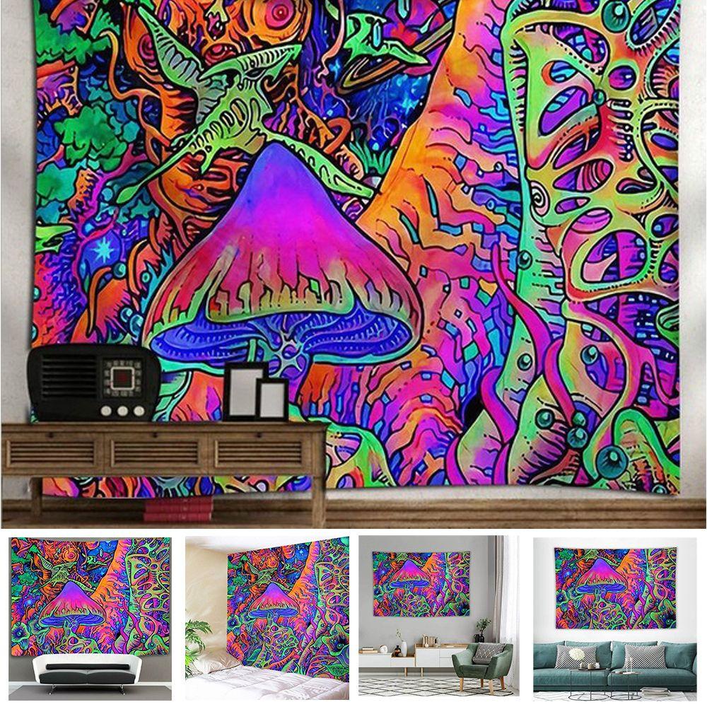 Thảm Treo Tường Phong Cách Hippie Độc Đáo Trang Trí Nhà Cửa