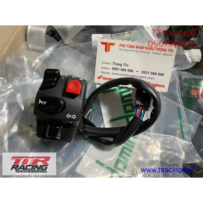 Cùm công tắc Domino câu sẵn cho Suzuki Satria Raider Fi