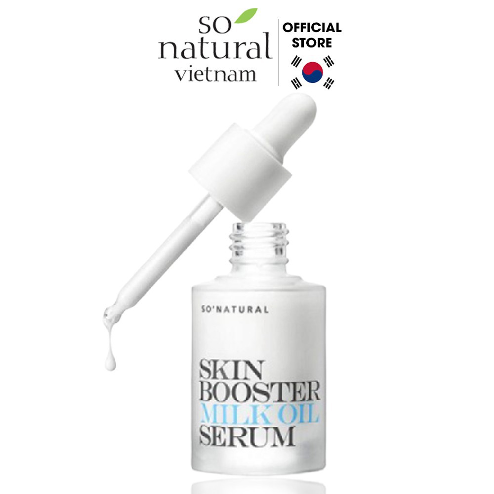 Bộ serum ngăn ngừa mụn dưỡng da Red Peel Tingle Premium 20ml Skin Booster Milk Oil Serum 30ml So Natural