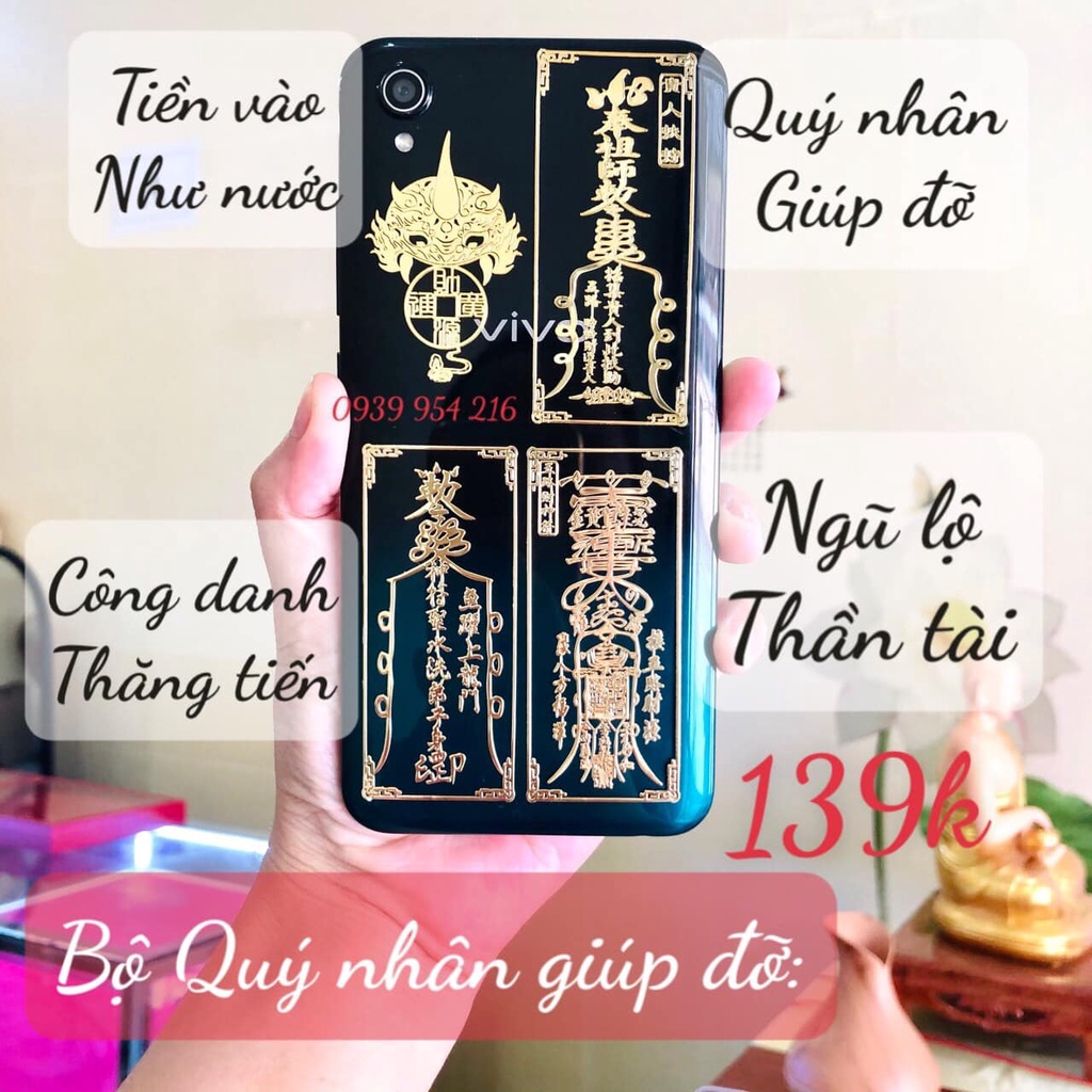 ( ĐẶC BIỆT Thầy người Hoa làm) Bộ dán Quý nhân giúp đỡ