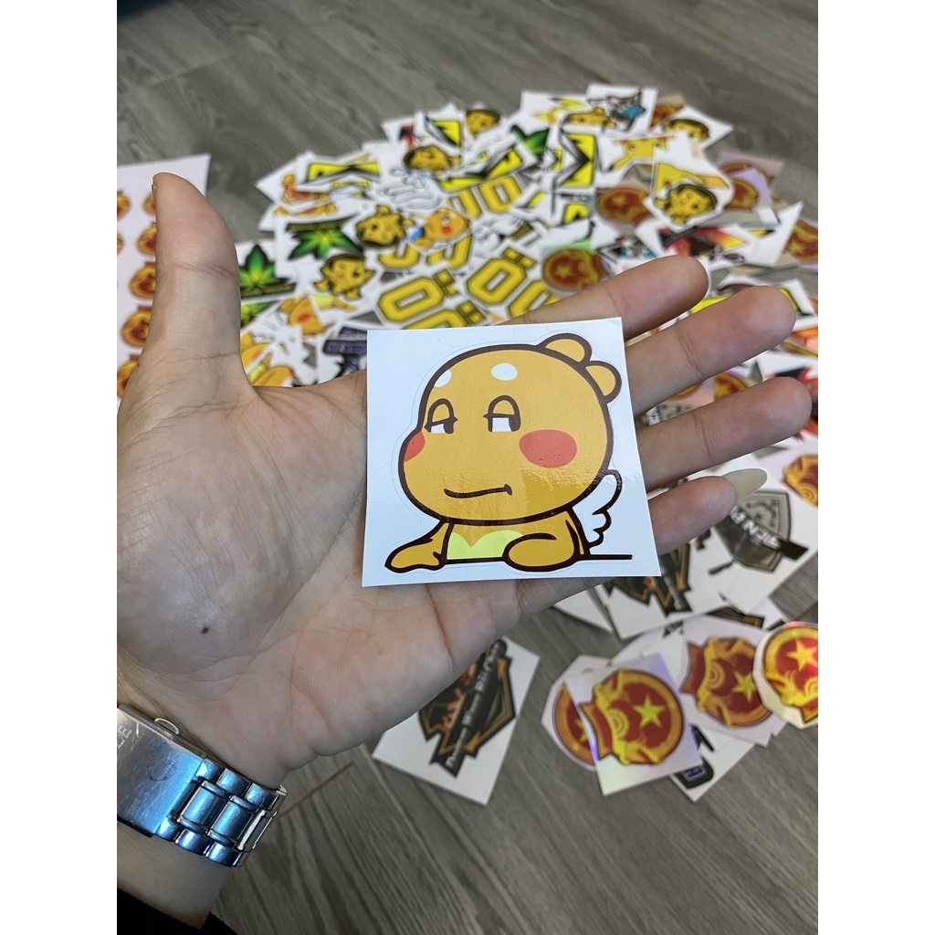 Tem Sticker Minion - 3Lớp cao cấp chống bong phai màu ! ( giá 1c )
