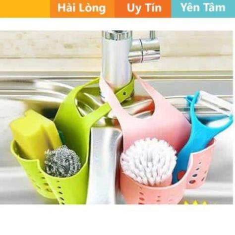 [giá gốc] Giỏ silicol treo bồn rửa bát