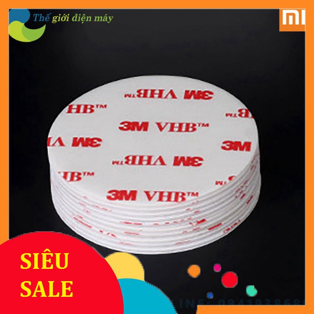 [SiêuRẻ] Miếng dán 2 mặt 3M VHB/ Keo dính liên kết 2 mặt Đường kính 5cm- Thế Giới Điện Máy .