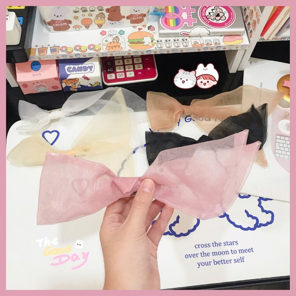 KẸP TÓC NƠ THE BUNNY VOAN SIÊU XINH