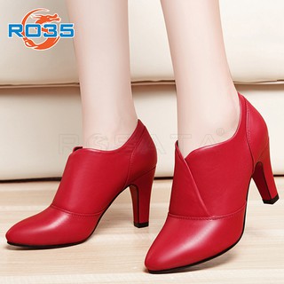 Giày bốt boot nữ đẹp Rosata kiểu dáng RO35