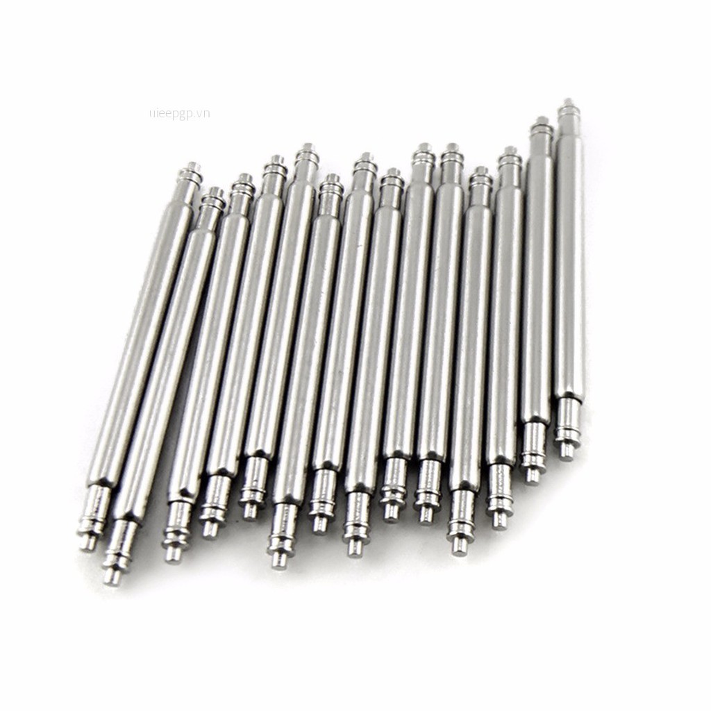 Bộ 20 Chốt Đồng Hồ Bằng Thép Không Gỉ 16-26mm