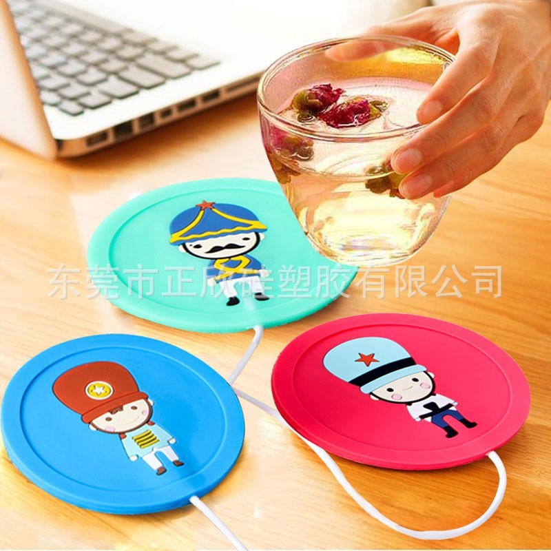 ĐẾ LÓT LY GIỮ NHIỆT SILICONE USB