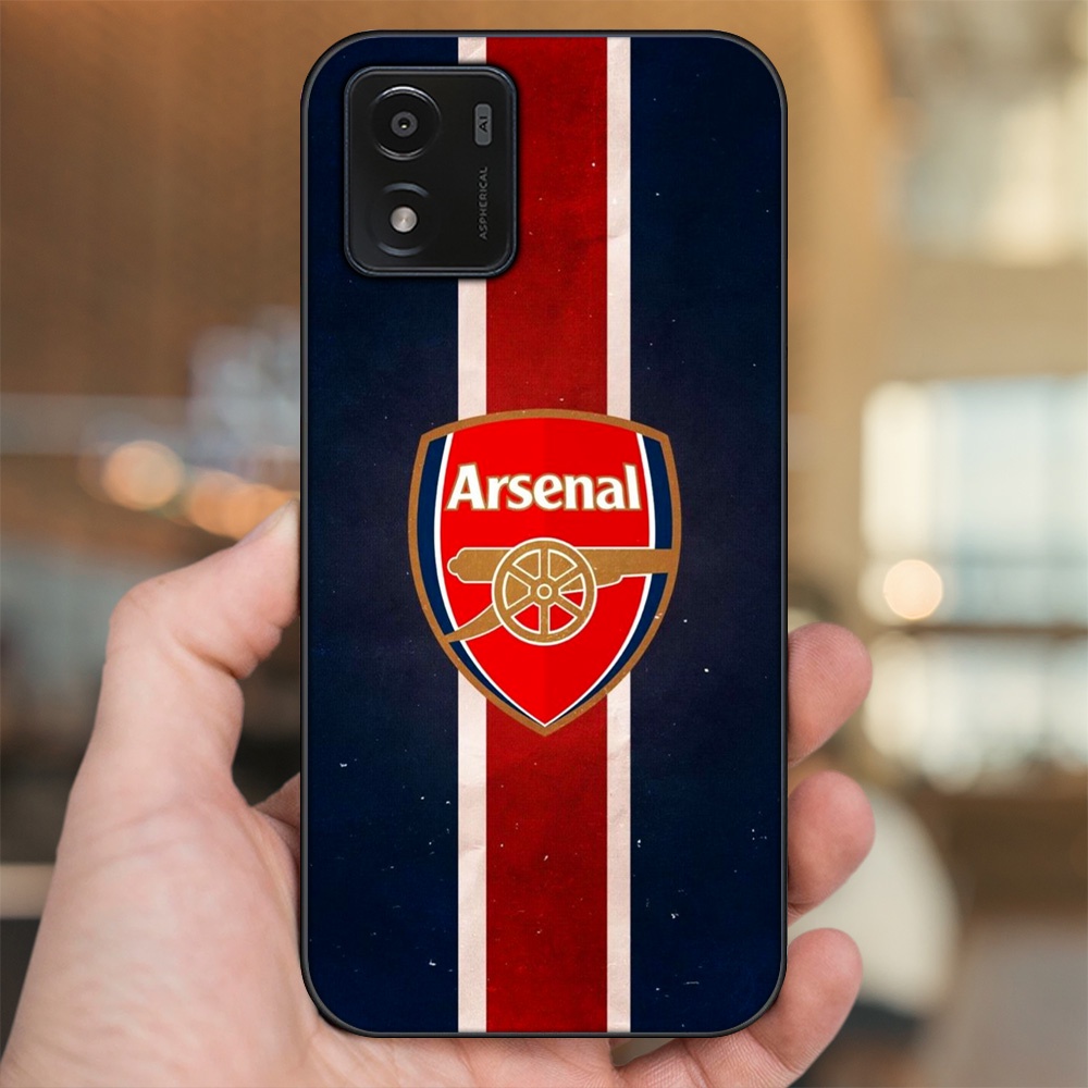 Ốp lưng Vivo Y01 viền đen in hình Arsenal FC