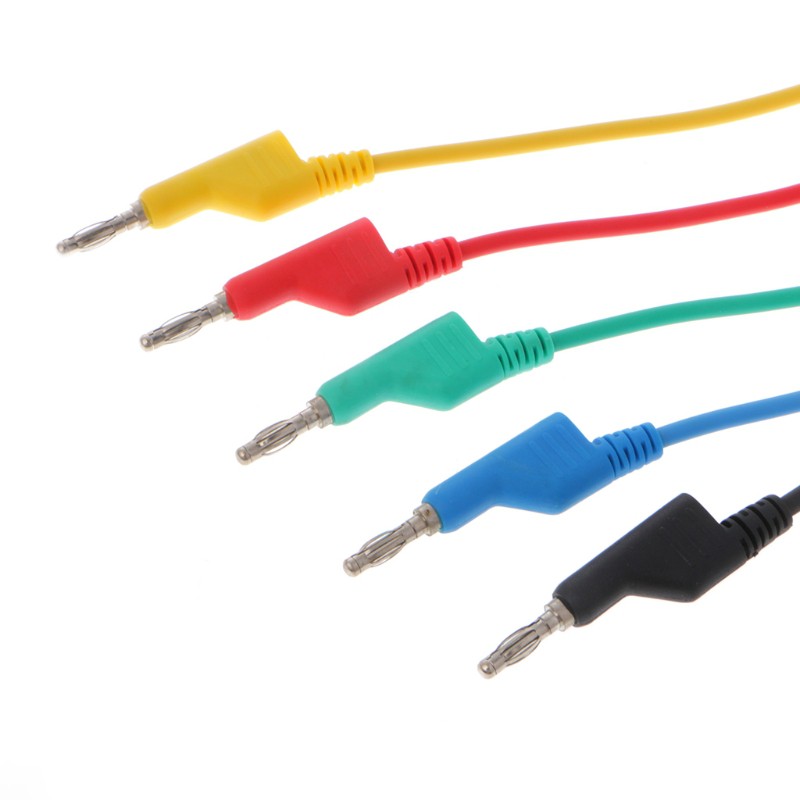 Set 5 dây cáp bắp chuối 4mm cho đồng hồ vạn năng