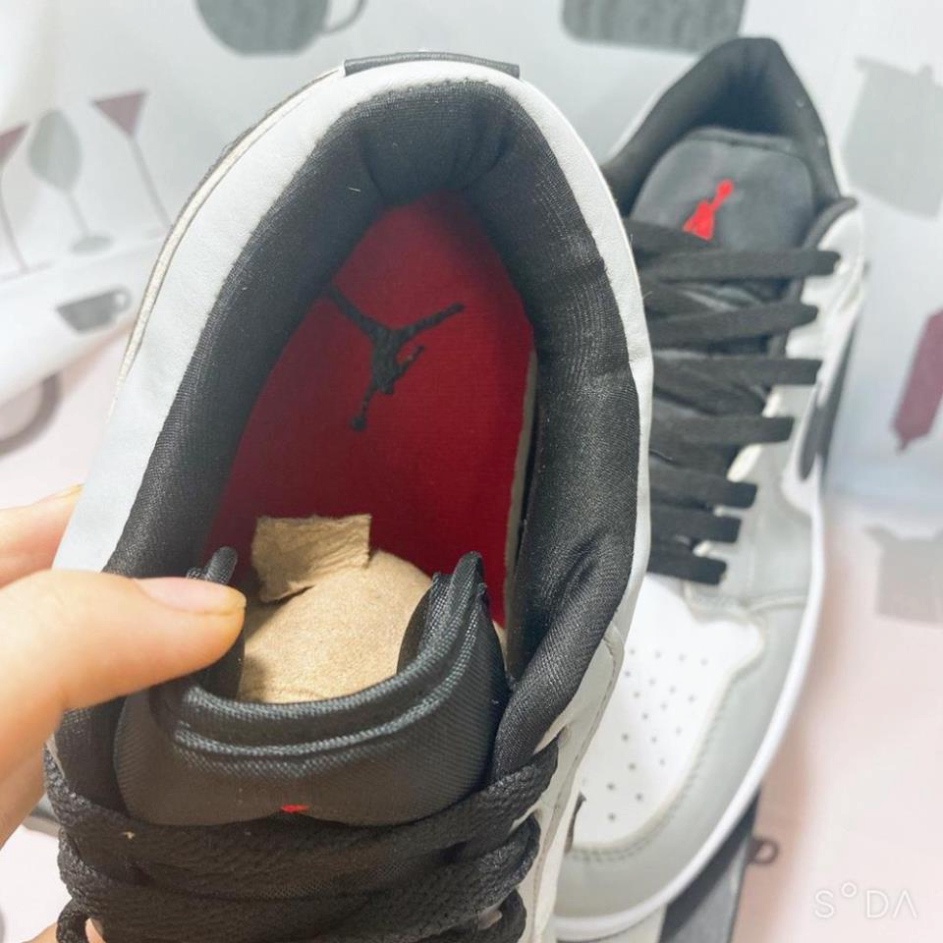 shopgiaykiencuong Giày JORDAN, giày thể thao sneaker[SALE MẠNH] JD xám chỉ đỏ cao cấp full size nam nữ