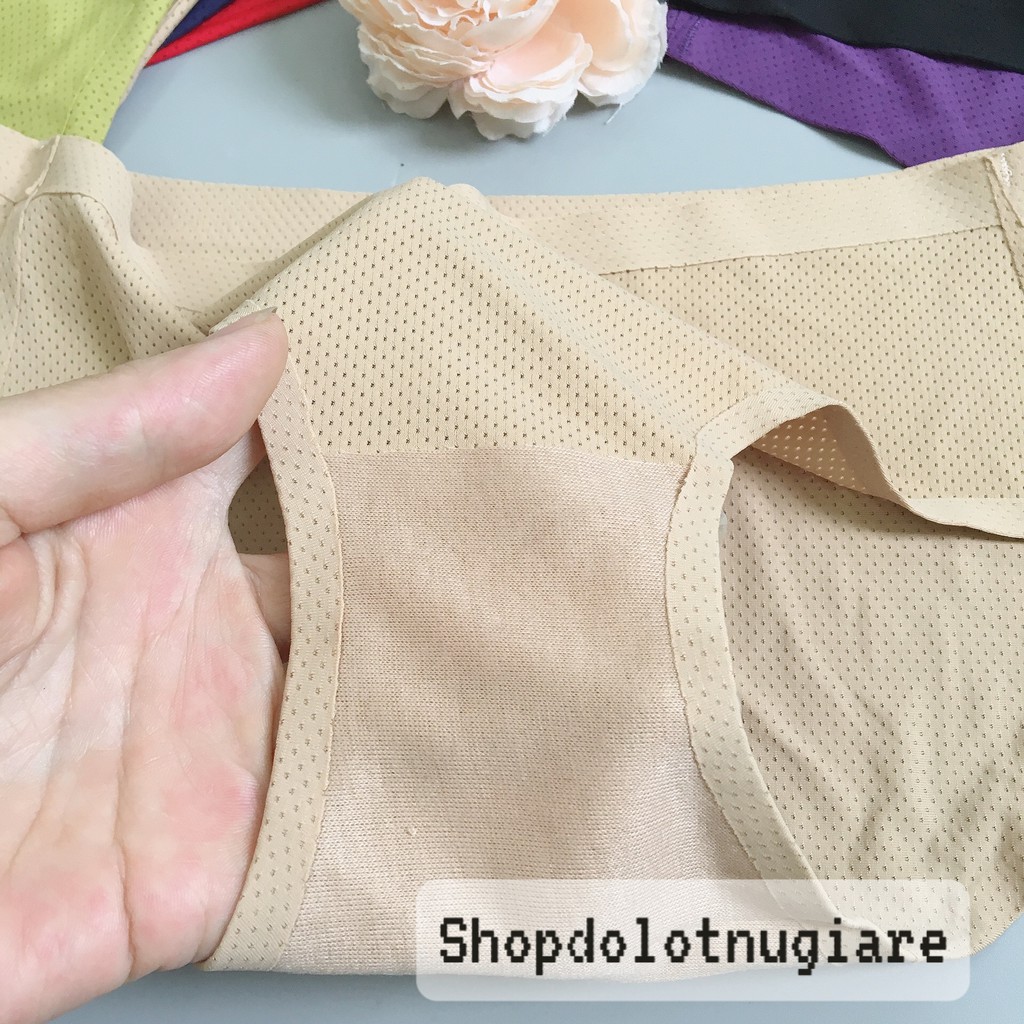 Set 5 quần lót su đúc không đường may thông hơi mềm min thoáng mát đủ size từ 40 - 65kg_QL29