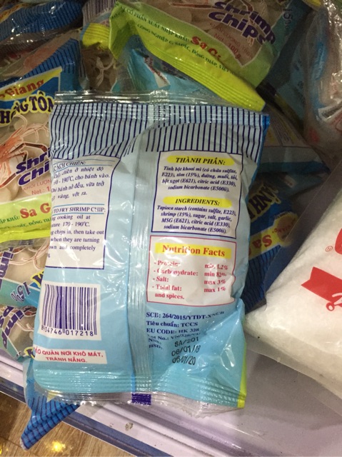 Bánh Phồng Tôm Sa Giang Gói 100g