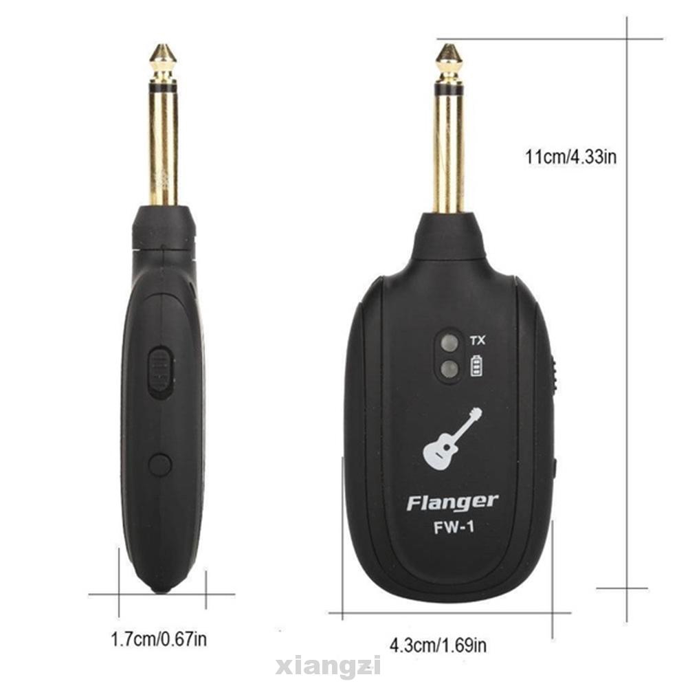 Guitar Pickup Wireless Transmitter Receiver Bass Rechargeable Instrument Violin