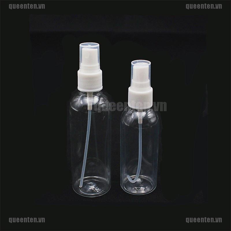 [Hàng mới về] Chai xịt rỗng băng nhựa màu trong suốt có thể đổ đầy tiện lợi