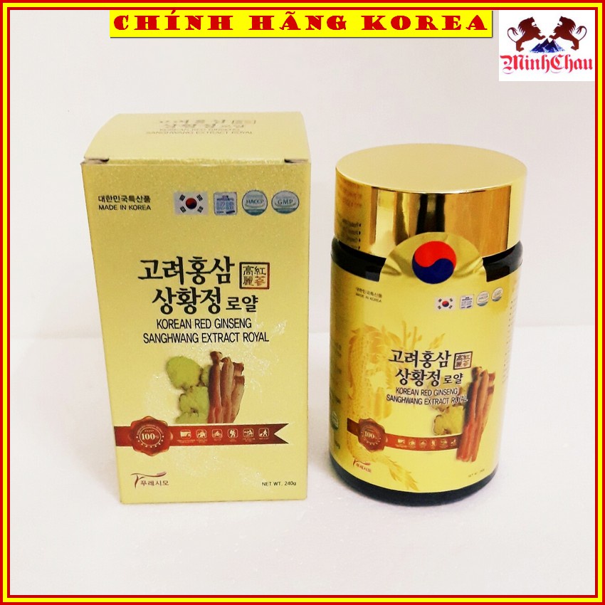 Cao Hồng Sâm Nấm Thượng Hoàng Nguyên Chất Sanghwang - Cao Sâm Hàn Quốc Thượng Hạng, minhchau